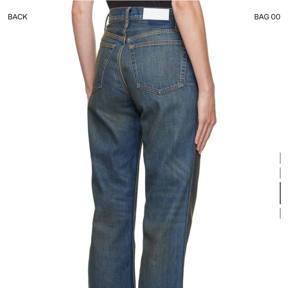 Re/Done High Rise Loose Active Indigo - Picture 3 of 3